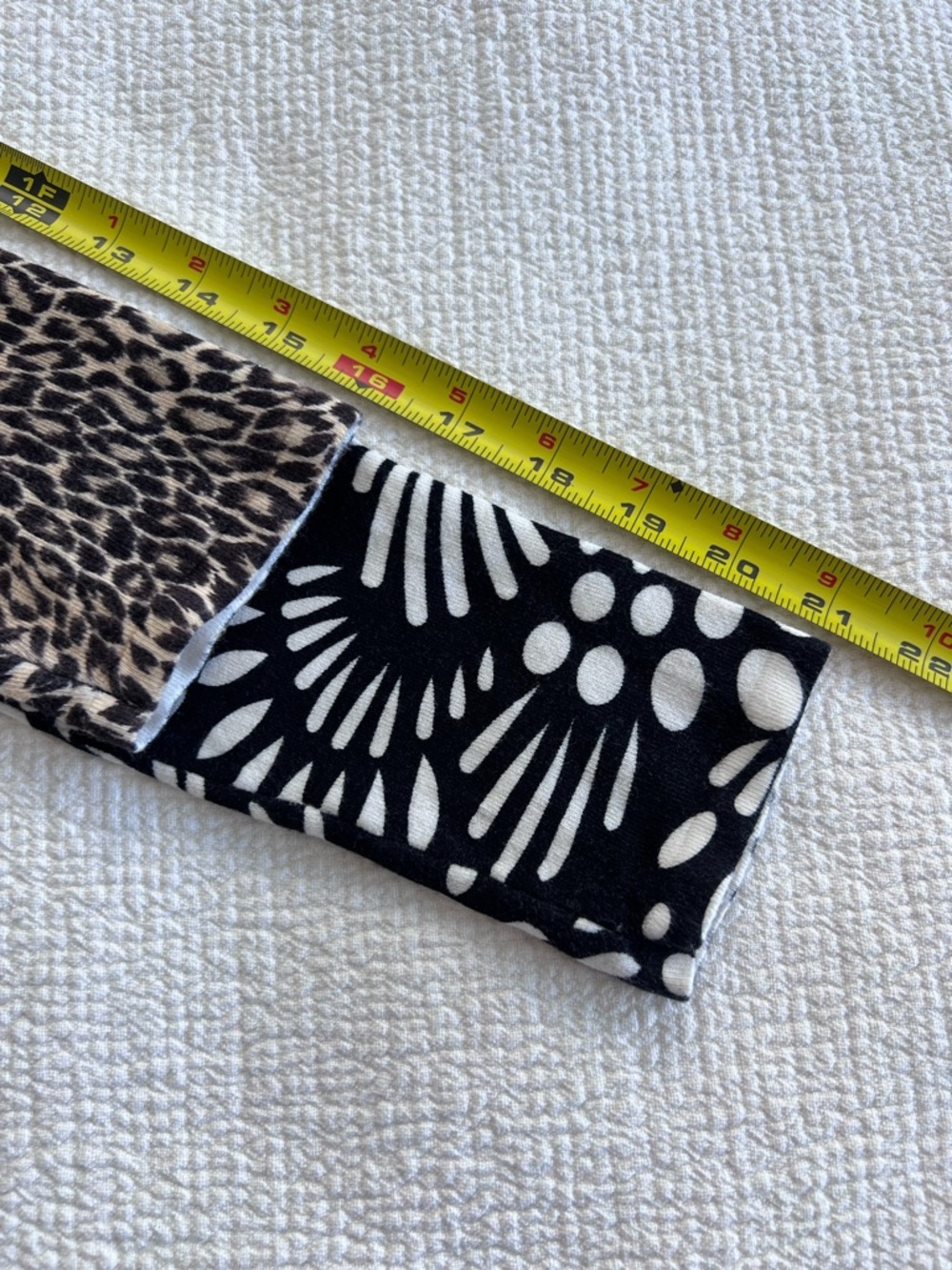 Set Of Two Jersey Knit Long Sleeve Tops Abstract Flower Animal Print EUC Size: S - Picture 11 of 16